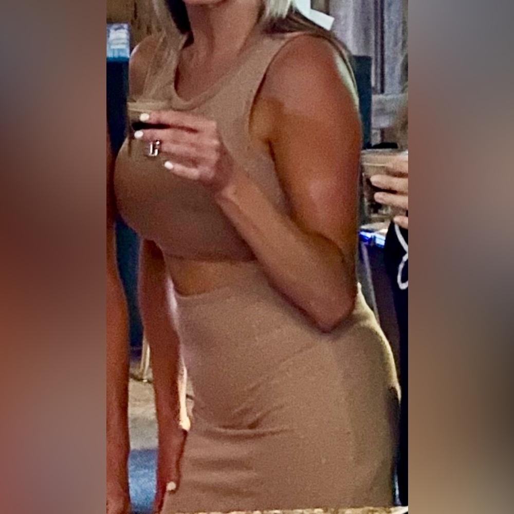 Dainty Hooligan open midsection mini dress